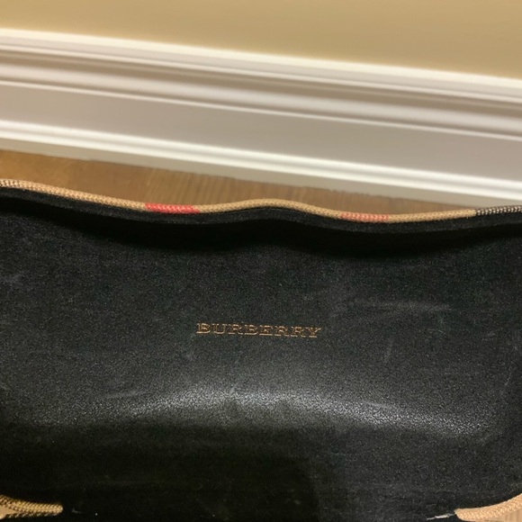 BURBERRY London Glasses Sunglasses Case Hard Clamshell Nova Plaid Authentic - Picture 9 of 16